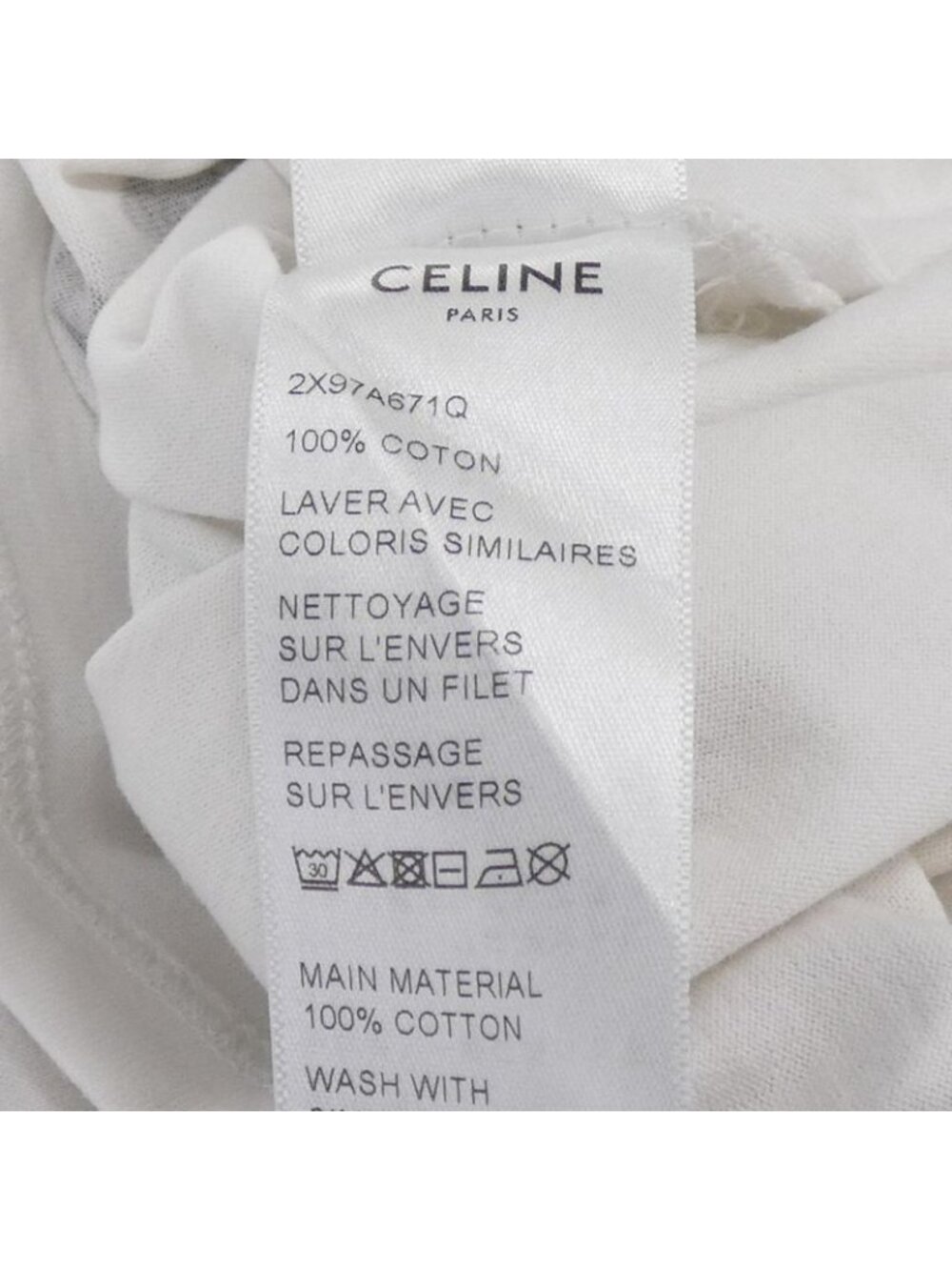 Celine 16 Boxy 2 X97 A671 Q Eddy Period T-Shirt - Picture 4 of 7